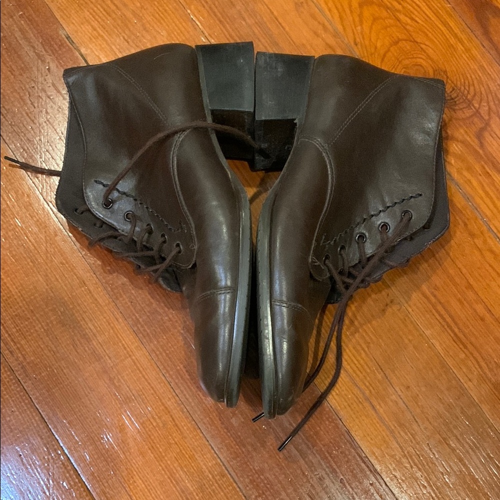 Easy Spirit Brown Ankle Boots